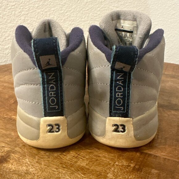Jordan 12 Retro Shoes University Blue Wolf Gray - Picture 5 of 10